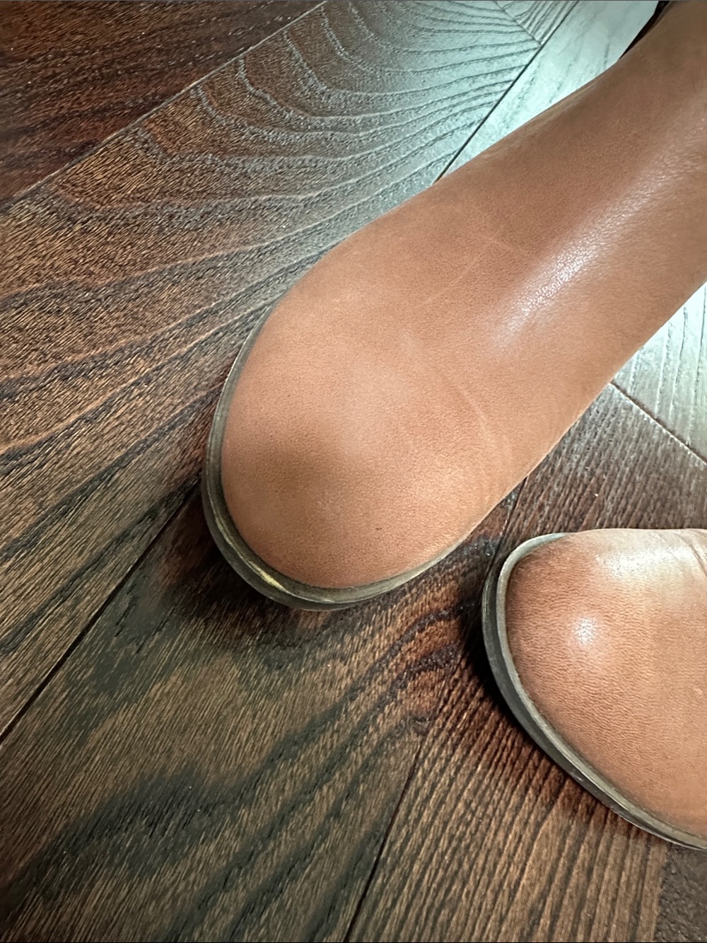 Lucky Brand Tan Leather Side-Zip Ankle Booties - Picture 7 of 8